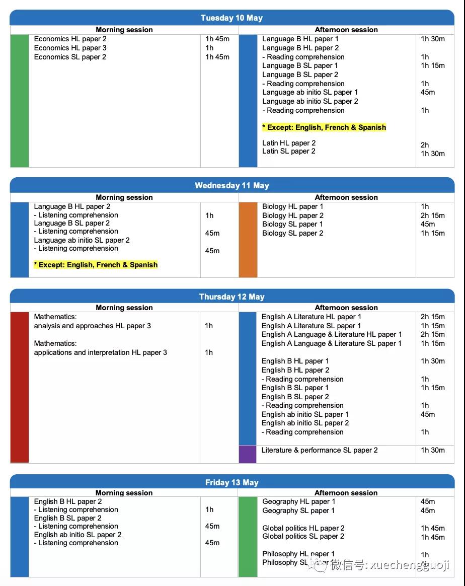 2022年5月IBDP大考又有新动态