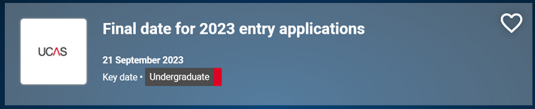 2023英国本科申请的关键时间点