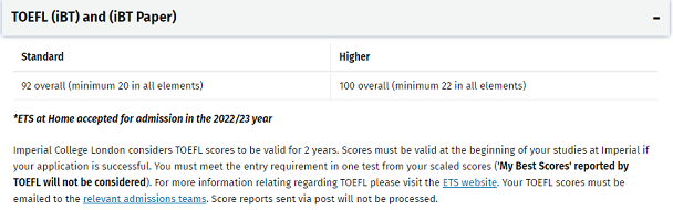 Step 2: Check you meet our entry requirements