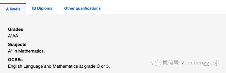 伦敦大学学院PPE专业入学要求