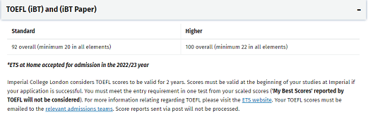 Step 2: Check you meet our entry requirements