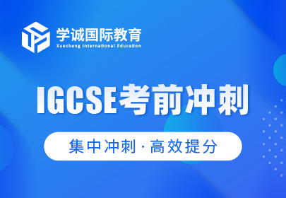 IGCSE冲刺课程