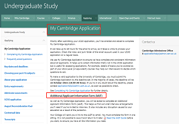 剑桥本科申请“新变化”！新增My Cambridge Application和AAIF系统